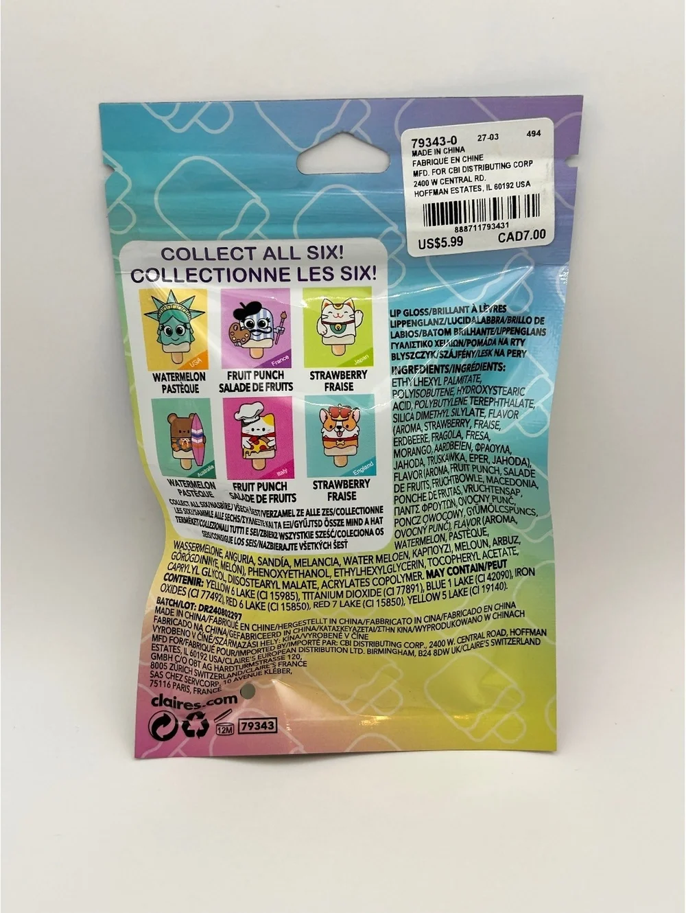 Pucker Pops Limited Edition Surprise Lip Gloss